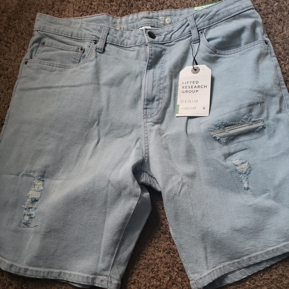 LRG Ripped  Jeans Shorts - Picture 2 of 3